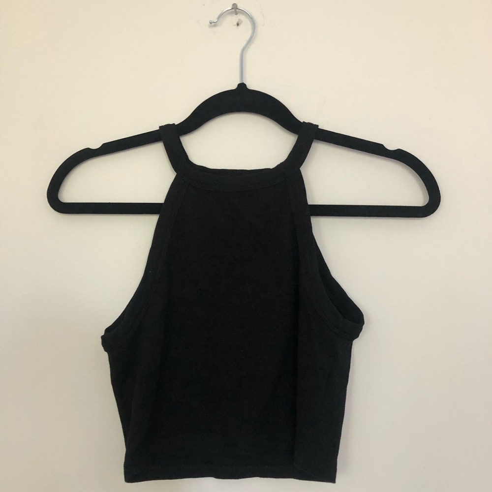 Zara Black Crop Top